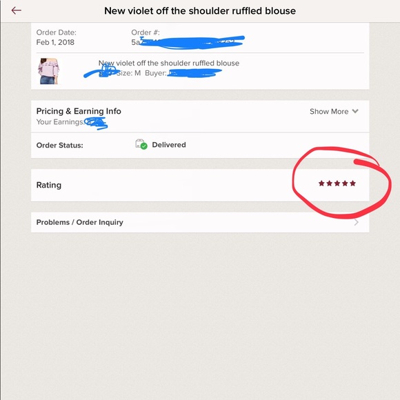 Purple off shoulder ruffled blouse extra small - Picture 7 of 7